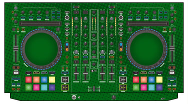 Denon DJ MC 7000 Skin Gradienter Green